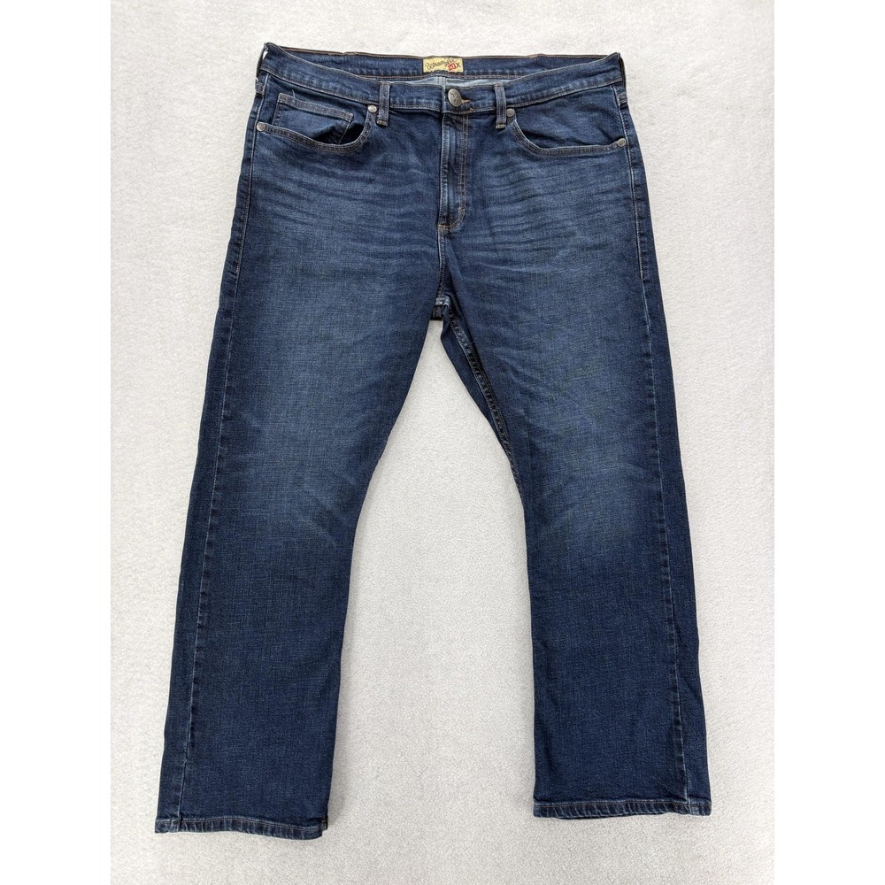 Wrangler 20X Vintage Boot Jeans Mens 38x30 Blue Dark Wash Bootcut Denim Style 42